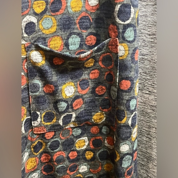 Women’s LulaRoe Long Sarah Duster Cardigan Long Sleeve 2 Pockets Size XL - Picture 3 of 7